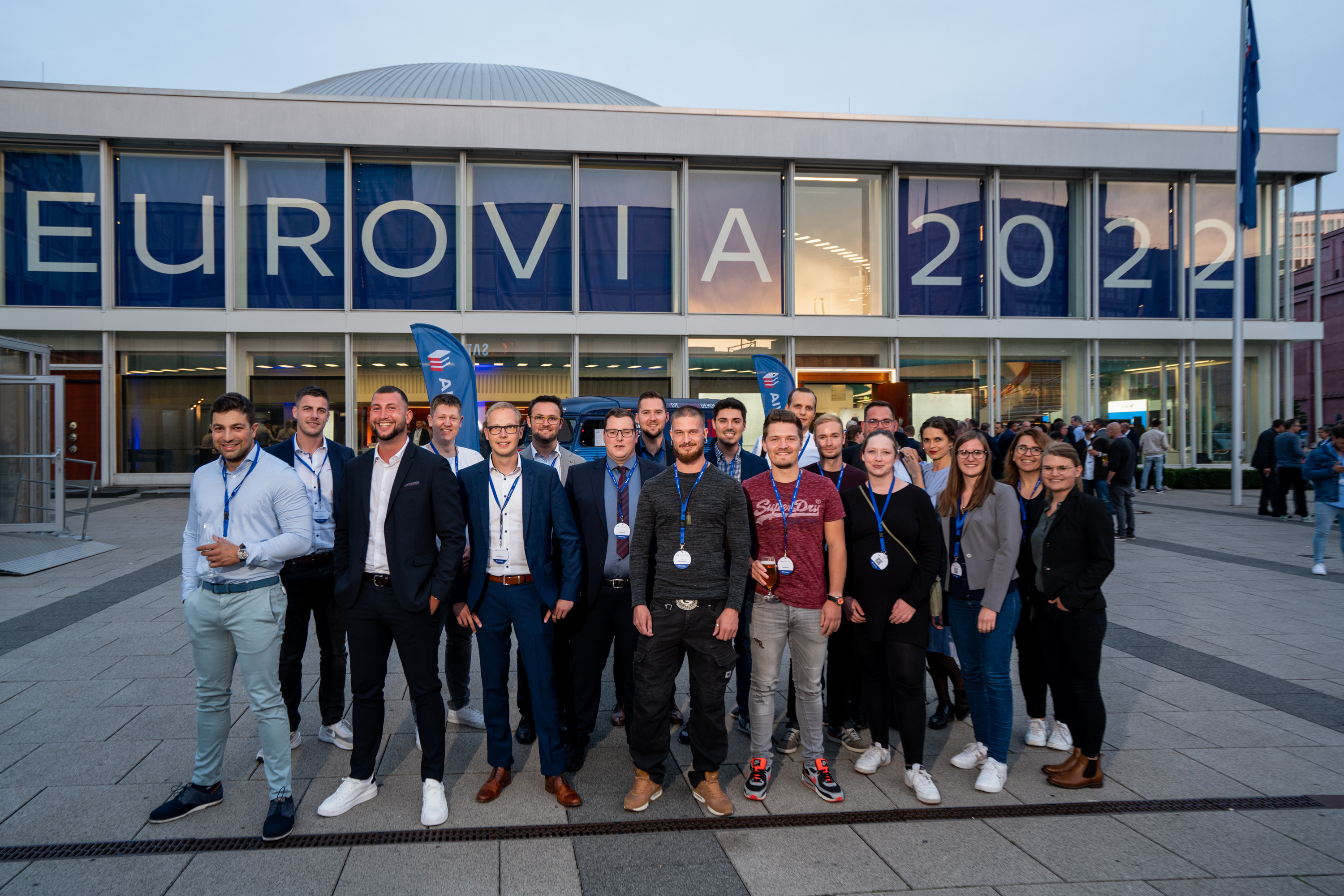 Gruppenfoto auf der EUROVIA ONE Convention 2022